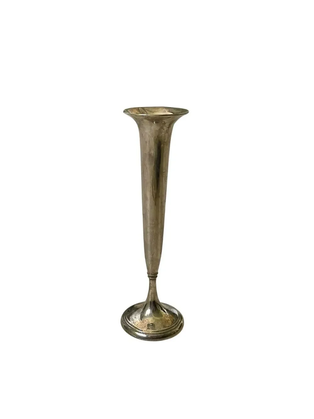Vintage Silver Plated Single Bud Flute Vase Uni-Ep SP Zinc